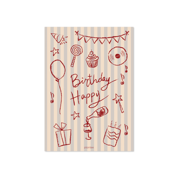 Листівка "Happy party" C10122 фото